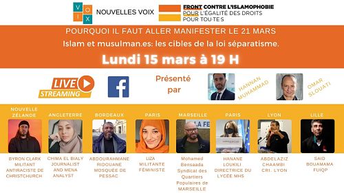 Pourquoi faut-il aller manifester le dimanche 21 mars - Islam et musulman.e.s cibles de la loi séparatisme